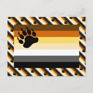 Bear Pride Flag Postcard