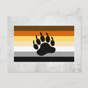 Bear Pride Flag Postcard