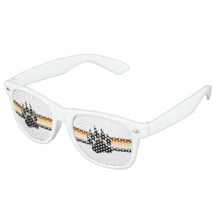 Bear Pride Flag Retro Sunglasses