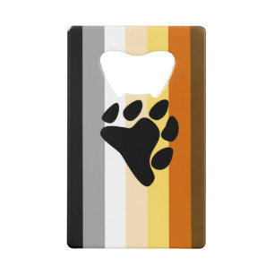 Bear Pride Flag with Paw