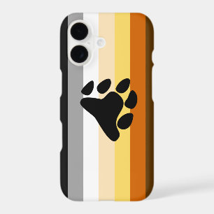 Bear Pride Flag with Paw