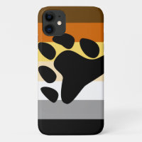 Bear Pride Flag with Paw