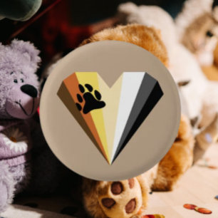 Bear Pride Heart Button
