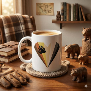 Bear Pride Heart Classic Mug