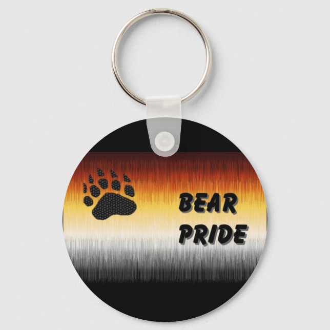 Bear Pride Keychain (Front)