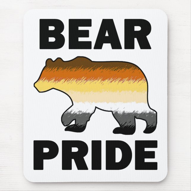 Bear Pride Mouse Pad (Front)