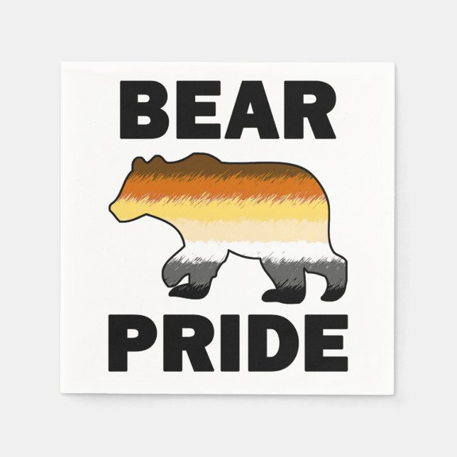 Bear Pride Napkin (Front)