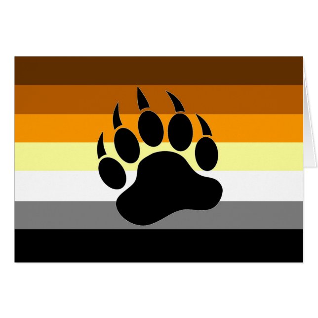 Bear Pride Paw (Front Horizontal)