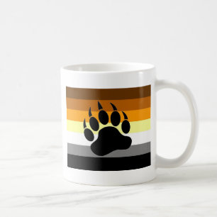 Bear Pride Paw Coffee Mug