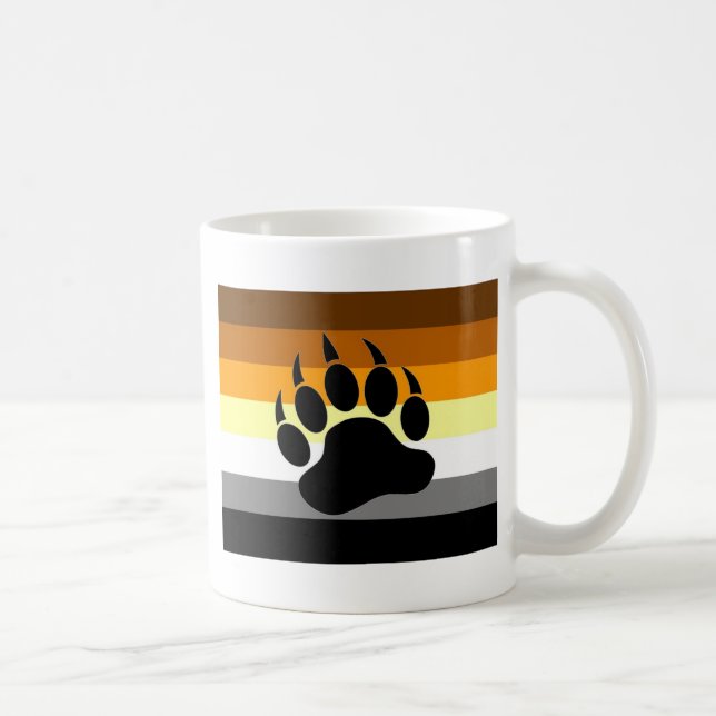 Bear Pride Paw Coffee Mug (Right)