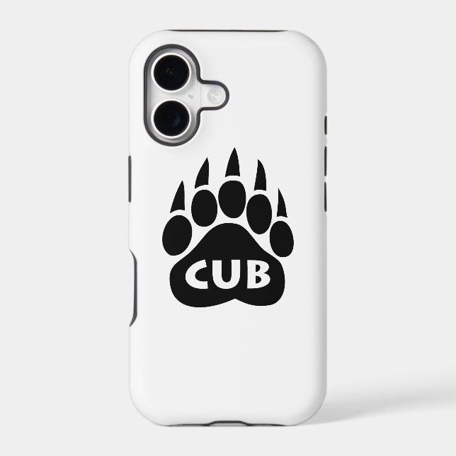 Bear Pride Paw "Cub" iPhone 5 Case (Back)