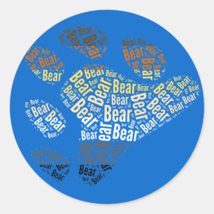 BEAR PRIDE -.png Classic Round Sticker