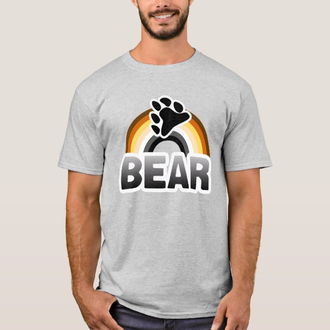 Bear Pride Rainbow T-Shirt (Front)