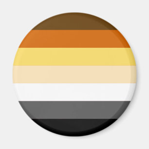 BEAR PRIDE STRIPES MAGNET
