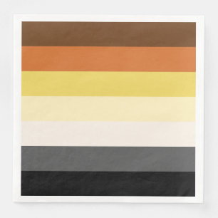 Bear Pride Stripes Napkins