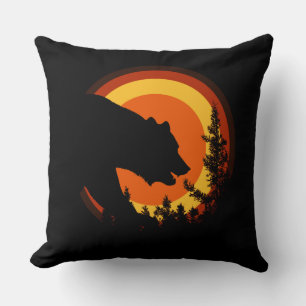 Bear Pride Sunset Bear Flag Colours Cushion