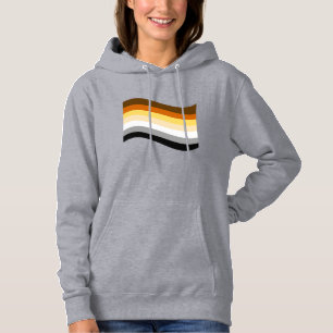 Bear Pride Wavy Flag Hoodie