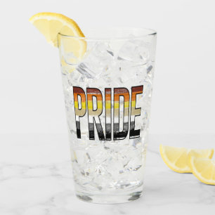 Bear Pride Word Glass