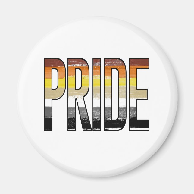 Bear Pride Word Magnet (Front)