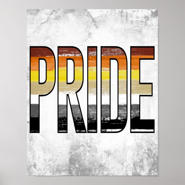 Bear Pride Word Poster (Front)