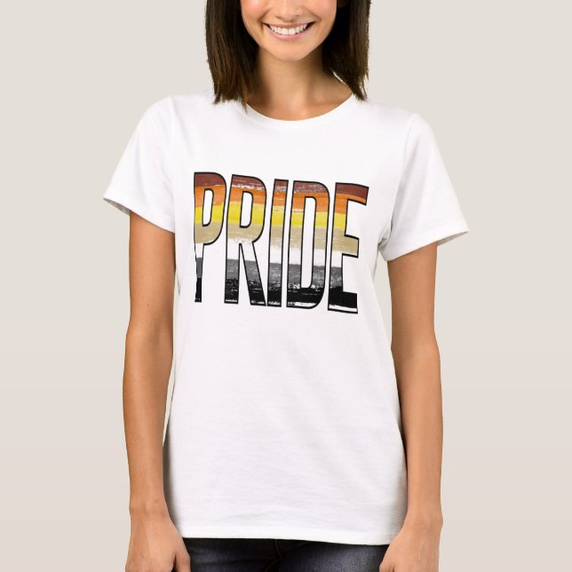 Bear Pride Word T-Shirt (Front)