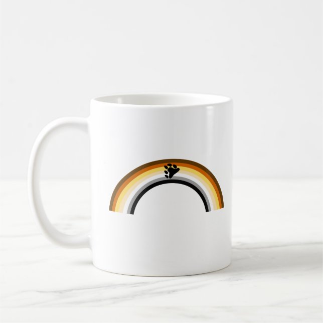 Bear Rainbow Coffee Mug (Left)