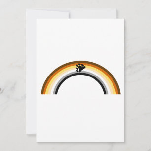 Bear Rainbow Holiday Card