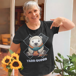 Bear Retirement Gifts for Crocheter Mom Grandma T-Shirt
