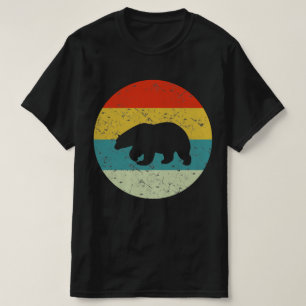 bear retro vintage silhouette 70s 80s T-Shirt