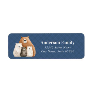 Bear Return Address Labels