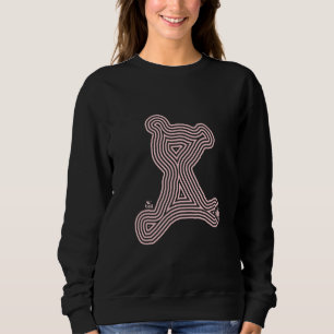 Bear Rings Art Gothic Loveable Bear Doll Sweatshirt