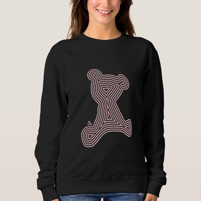 Bear Rings Art Gothic Loveable Bear Doll Sweatshirt (Front)
