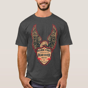 Bear River Native American IndianBorn Freedom Eagl T-Shirt