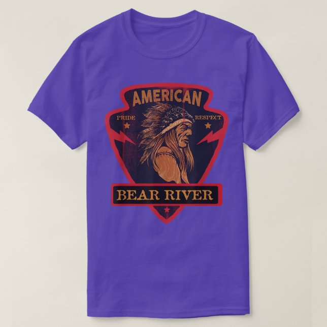 Bear River Native American IndianPride Respect Arr T-Shirt (Design Front)