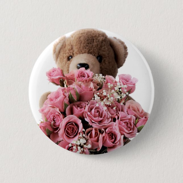 bear roses button small (Front)