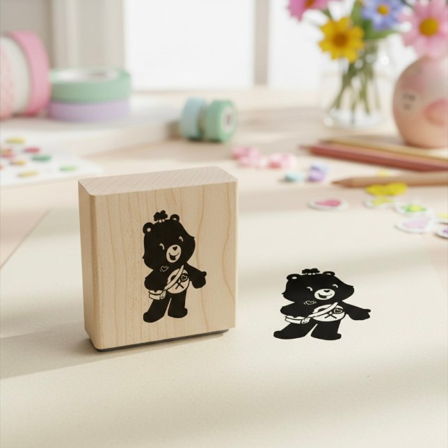 Bear Rubber Stamp (Creator Uploaded)