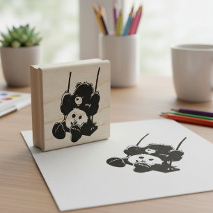 Bear Rubber Stamp