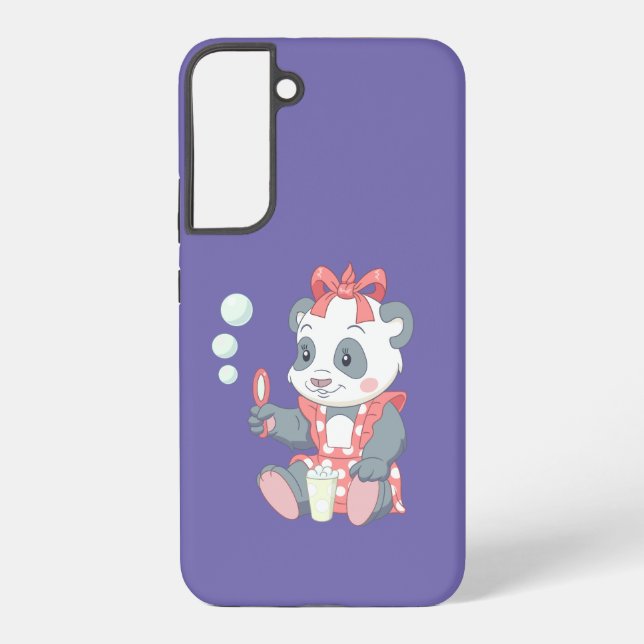 bear,s bubbles samsung galaxy s22+ case (Back)