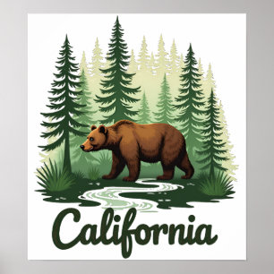 Bear Sanctuary california Poster