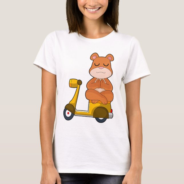 Bear Scooter T-Shirt (Front)