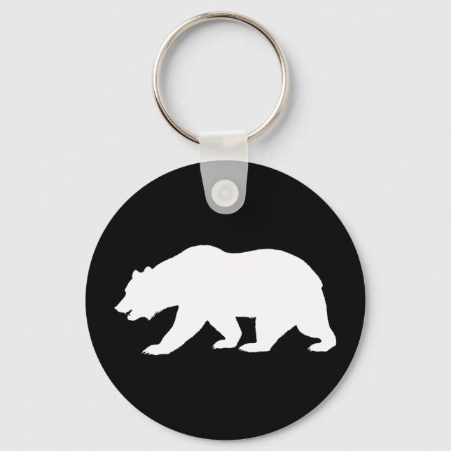 Bear Shape Key Ring (Front)