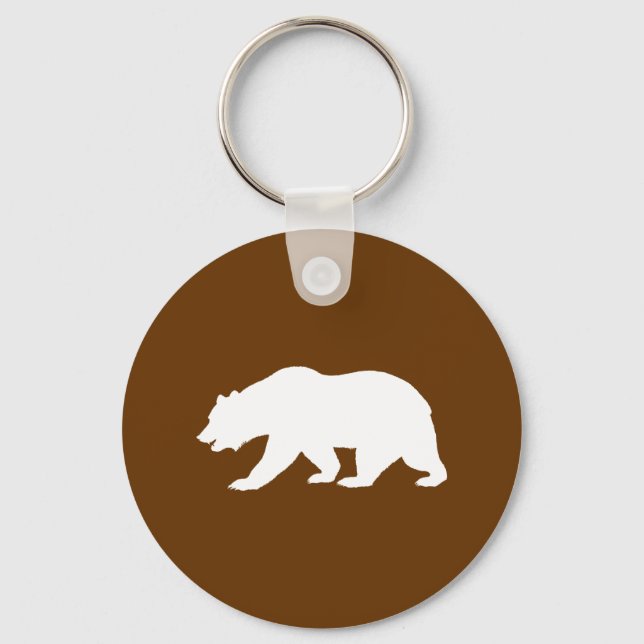 Bear Shape Key Ring (Front)