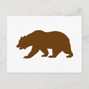 Bear Shape Postcard