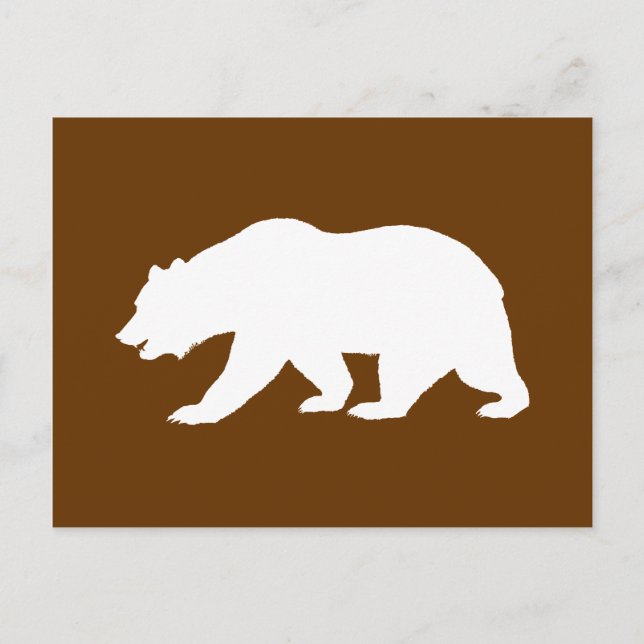 Bear Shape Postcard (Front)