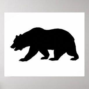 Bear Shape Poster