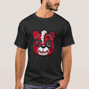 Bear Shoes Drip To Match Retro High Og Patent Bred T-Shirt