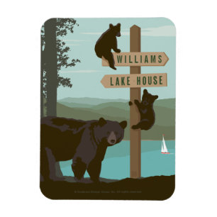 Bear Sign Post Magnet