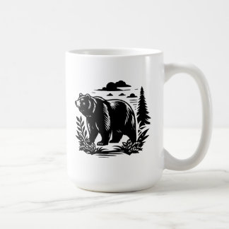 Bear Silhouette Coffee Mug
