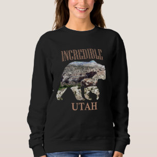 Bear Silhouette Incredible Utah Escalante Wilderne Sweatshirt