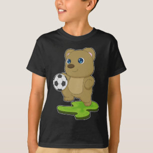 Bear Soccer player Soccer T-Shirt
